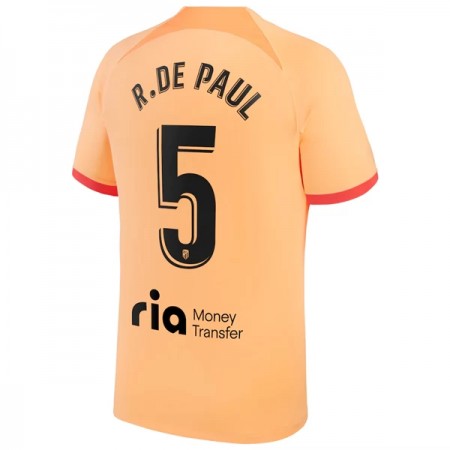 Virallinen pelipaita Atlético Madrid R. De Paul 5 Kolmas 2022-23 Lyhythihainen - Miesten